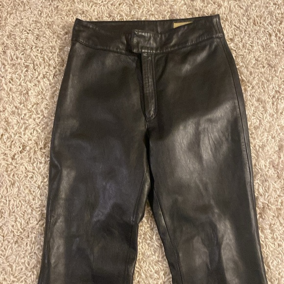 REM Carson leather pants size 2 - Picture 3 of 6